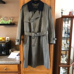 Lauren Ralph Olive Green Edmond Trench Raincoat